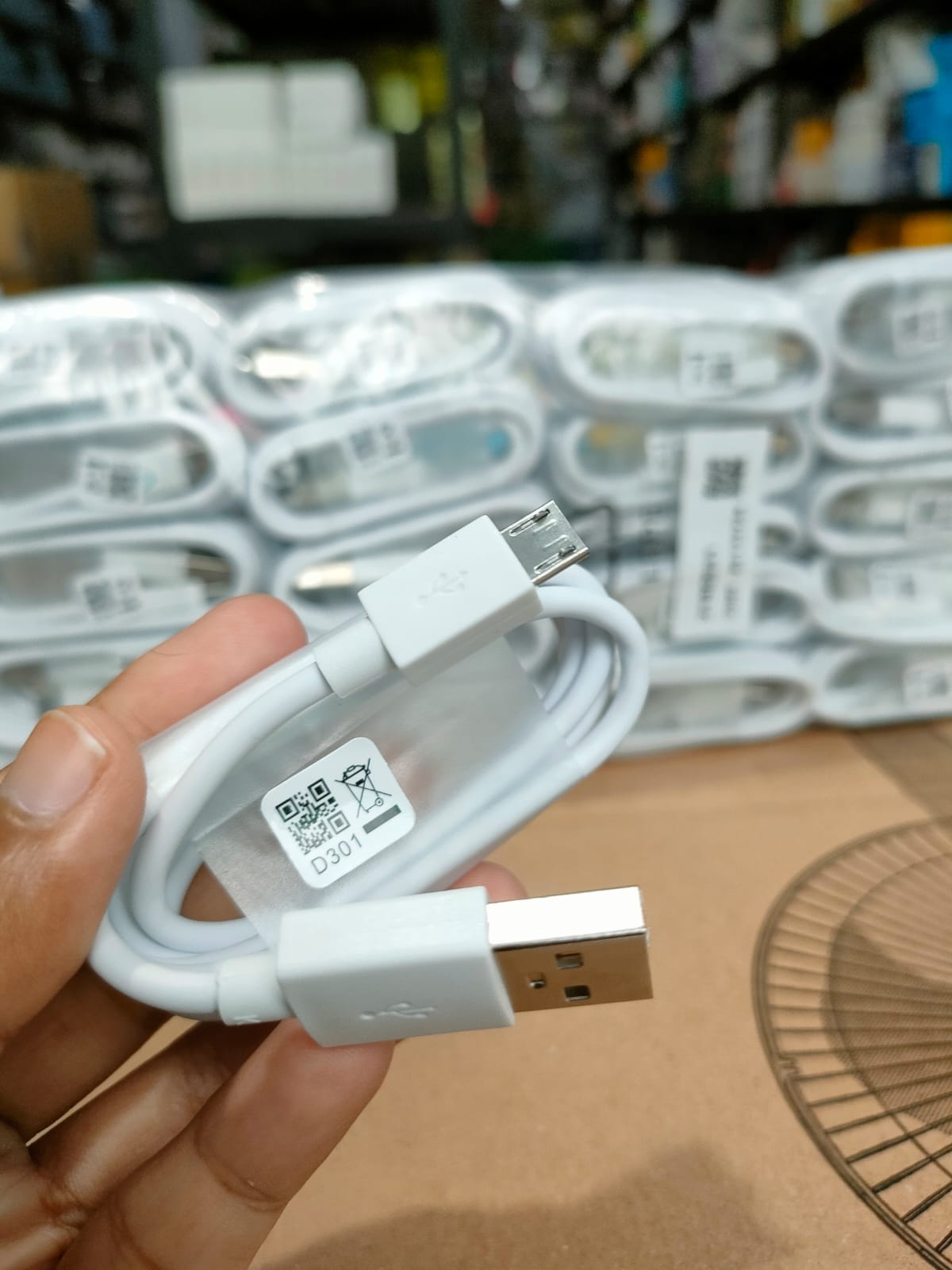 KABEL DATA ORIGINAL OPPO F7 MICRO USB (NON PACK)